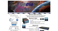 Desktop Screenshot of lightinmotionshowcontrol.com